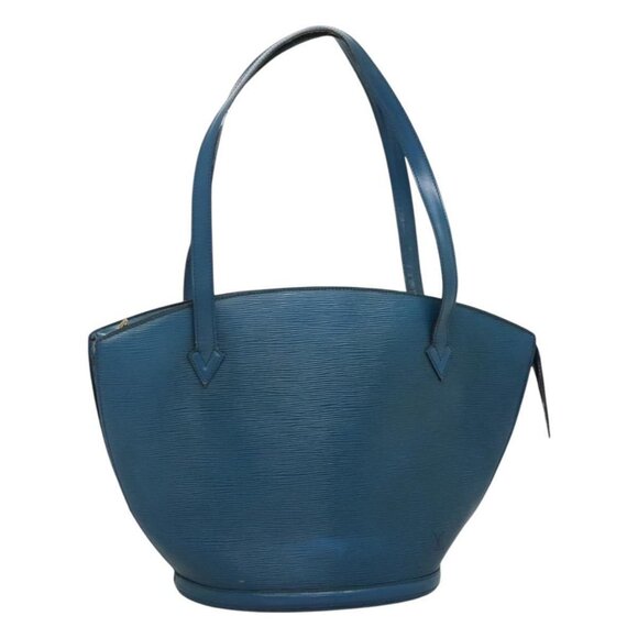 LOUIS VUITTON Epi Saint Jacques Shopping Shoulder Bag Blue M52275 LV Auth BD109 - Picture 1 of 16